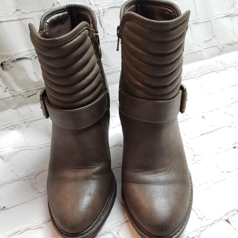 White Mountain Brown Advice Booties 8.5"